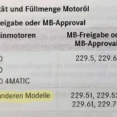 Mercedes Motoröl: MB-Freigabe finden & Fehler vermeiden