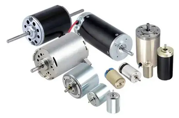 Verschiedene 12V DC Motortypen Vergleich